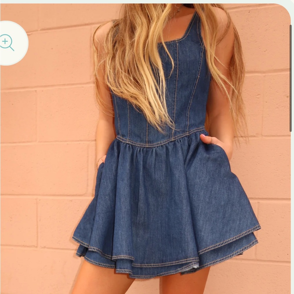 Denim dress
